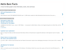 Tablet Screenshot of metisbarefacts.blogspot.com
