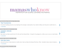 Tablet Screenshot of mamaswhoknow.blogspot.com
