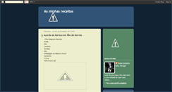 Desktop Screenshot of pedrosarmento-receitas.blogspot.com