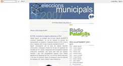 Desktop Screenshot of eleccionspalafolls.blogspot.com
