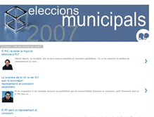 Tablet Screenshot of eleccionspalafolls.blogspot.com