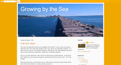 Desktop Screenshot of growingbythesea.blogspot.com