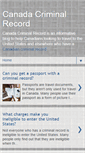 Mobile Screenshot of canadacriminalrecord.blogspot.com
