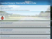 Tablet Screenshot of importedwatches4sale.blogspot.com