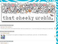 Tablet Screenshot of cheekyurchin.blogspot.com