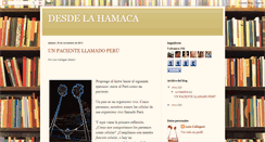 Desktop Screenshot of desde-la-hamaca.blogspot.com