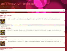 Tablet Screenshot of milrecetas-milrecuerdos.blogspot.com