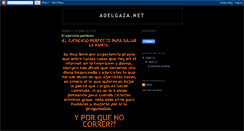Desktop Screenshot of adelgazanet.blogspot.com