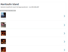 Tablet Screenshot of manitoulintime.blogspot.com