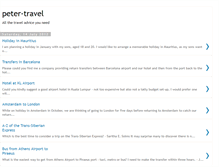 Tablet Screenshot of peter-travel.blogspot.com