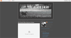 Desktop Screenshot of cygnenoirblog.blogspot.com
