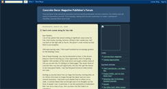Desktop Screenshot of concretedecor.blogspot.com