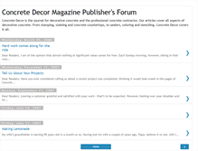 Tablet Screenshot of concretedecor.blogspot.com