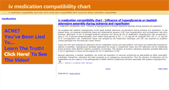 Desktop Screenshot of iv-medication-compatibility-chart.blogspot.com
