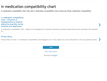 Tablet Screenshot of iv-medication-compatibility-chart.blogspot.com