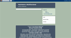 Desktop Screenshot of impressora-multifuncional.blogspot.com