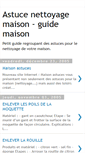 Mobile Screenshot of nettoyage-maison.blogspot.com