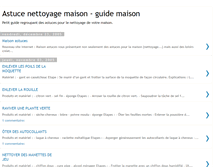 Tablet Screenshot of nettoyage-maison.blogspot.com