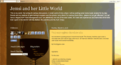 Desktop Screenshot of jemsiandherlittleworld-jemsi.blogspot.com