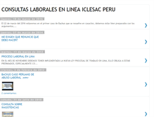 Tablet Screenshot of consultaslaboralesenlineaiclesacperu.blogspot.com