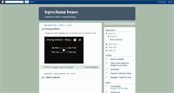 Desktop Screenshot of leprechaunbones.blogspot.com