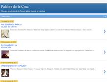 Tablet Screenshot of palabradelacruz.blogspot.com