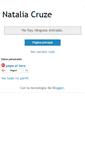 Mobile Screenshot of nataliacruze.blogspot.com