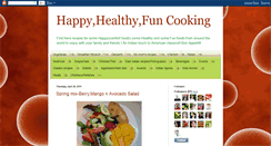 Desktop Screenshot of happyhealthyfuncooking.blogspot.com