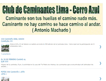 Tablet Screenshot of clubdecaminanteslimacerroazul.blogspot.com