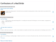 Tablet Screenshot of confessionsofamadbride.blogspot.com