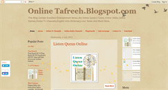 Desktop Screenshot of onlinetafreeh.blogspot.com