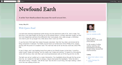 Desktop Screenshot of newfoundearth.blogspot.com