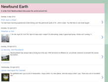 Tablet Screenshot of newfoundearth.blogspot.com