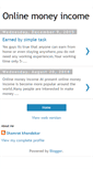 Mobile Screenshot of onlinemoneyincome2u.blogspot.com
