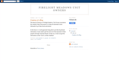 Desktop Screenshot of firelightmeadows.blogspot.com