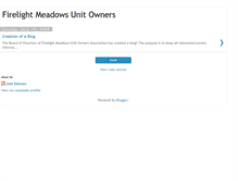 Tablet Screenshot of firelightmeadows.blogspot.com
