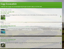 Tablet Screenshot of eiggexcavation.blogspot.com