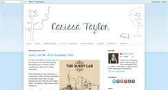 Desktop Screenshot of carissa-taylor.blogspot.com