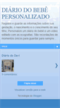 Mobile Screenshot of diariodobebepersonalizado.blogspot.com