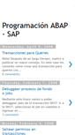 Mobile Screenshot of programacionabap.blogspot.com