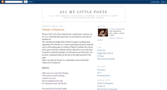 Desktop Screenshot of mylittlepoets.blogspot.com