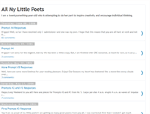 Tablet Screenshot of mylittlepoets.blogspot.com