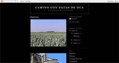 Desktop Screenshot of caminoconpatadeoca.blogspot.com