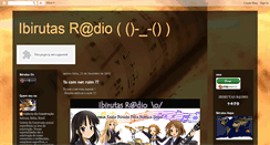 Desktop Screenshot of ibirutasradio.blogspot.com