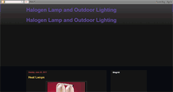 Desktop Screenshot of halogen-lamps.blogspot.com