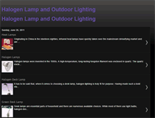 Tablet Screenshot of halogen-lamps.blogspot.com