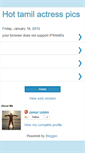 Mobile Screenshot of hottamilactresspics.blogspot.com