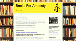 Desktop Screenshot of booksforamnesty.blogspot.com