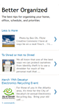 Mobile Screenshot of betterorganized.blogspot.com