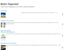 Tablet Screenshot of betterorganized.blogspot.com